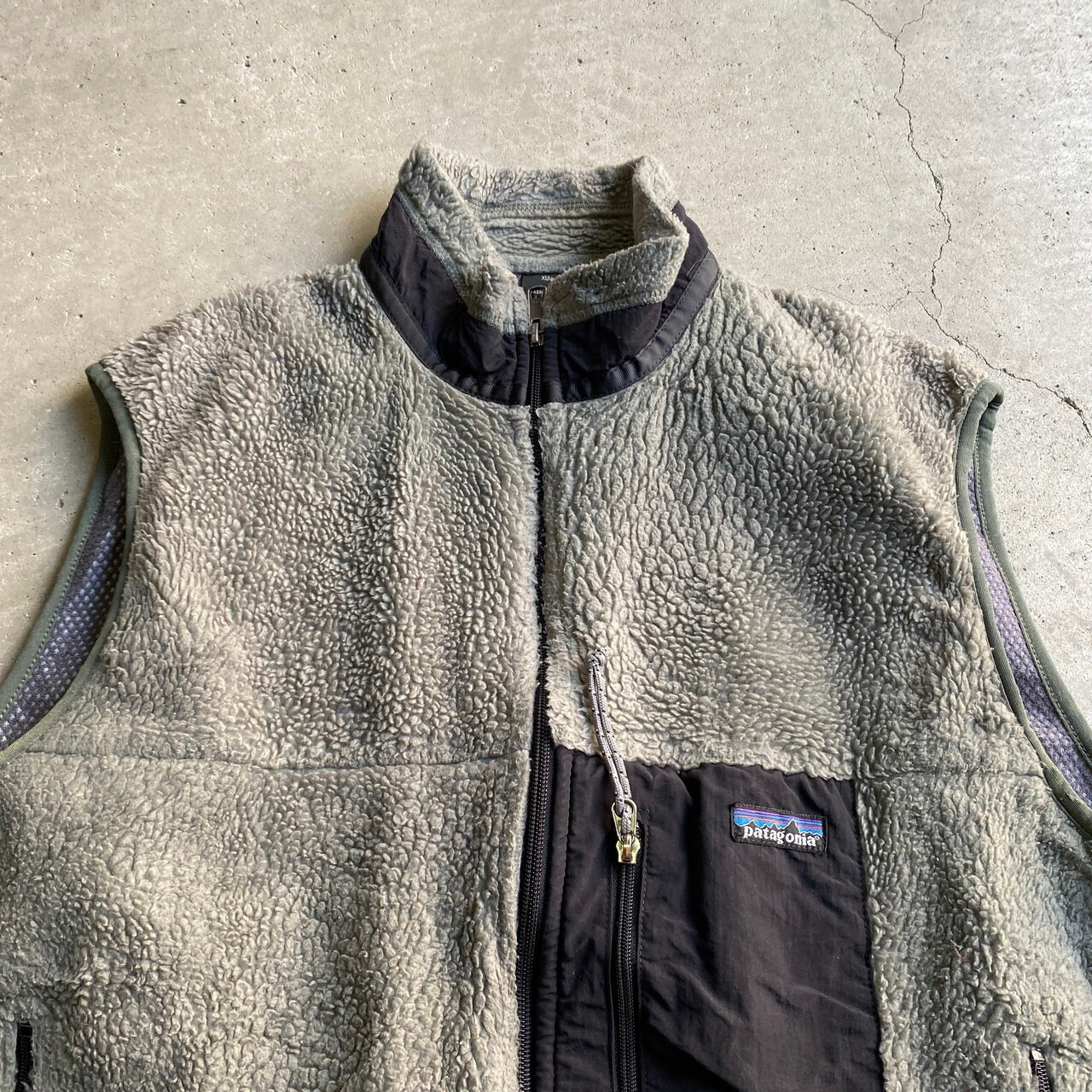 90年代 USA製 patagonia パタゴニア レトロX フリースベスト メンズXL 