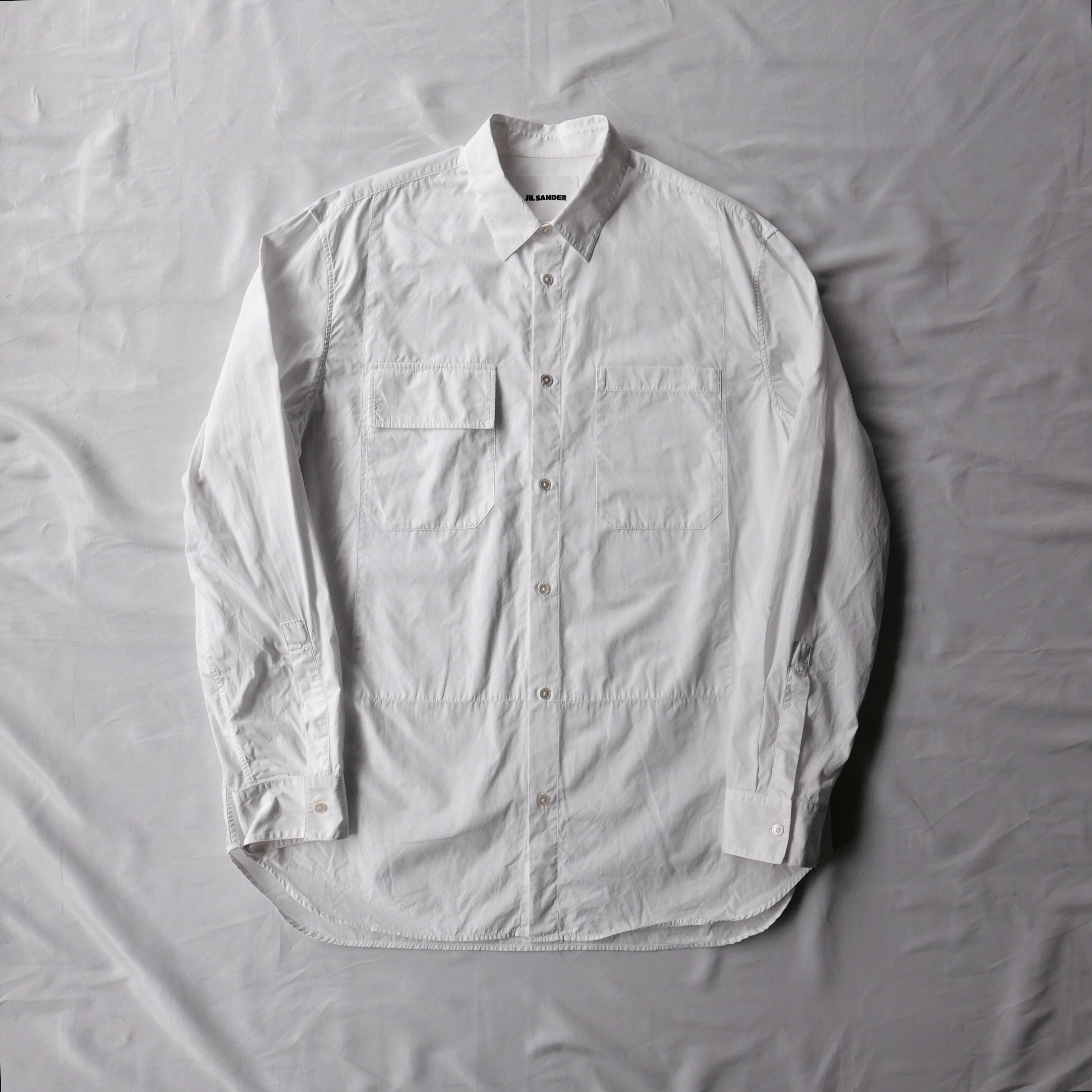 23SS JIL SANDER WARDROBE WHITE SHIRT | safarionline