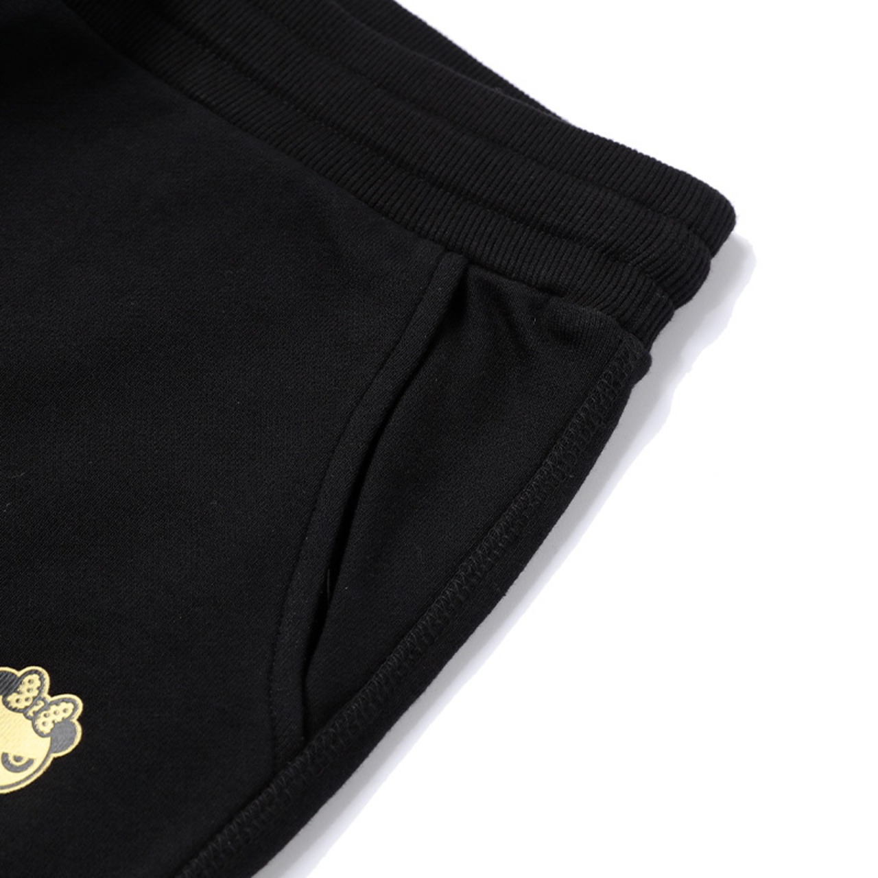 【HIPANDA】2976 レディース ゴールドプリント 裏毛 スウェットパンツ