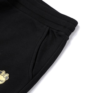 【HIPANDA】2976 レディース ゴールドプリント 裏毛 スウェットパンツ