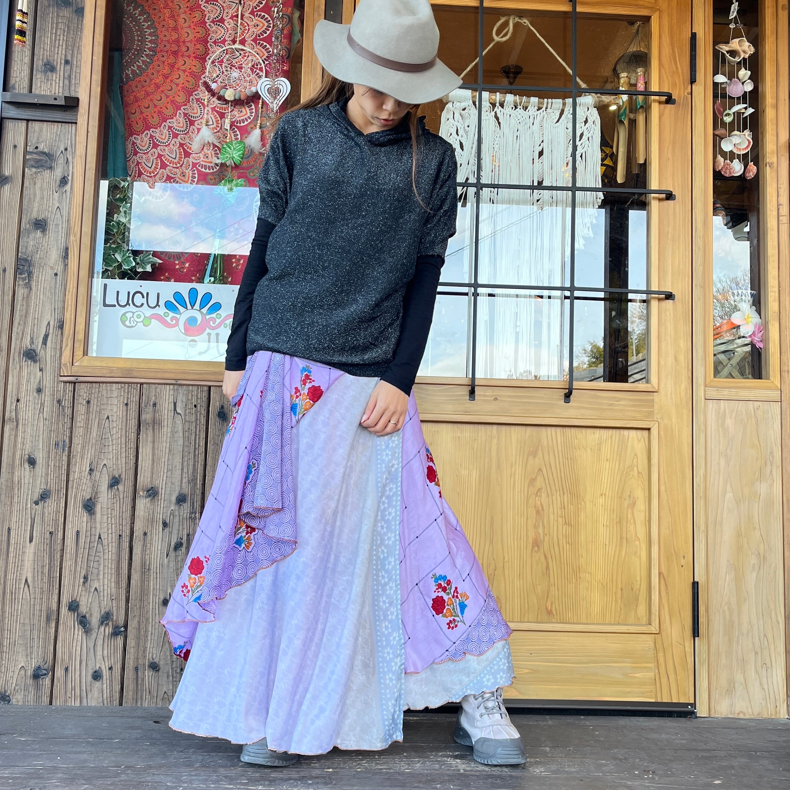 OZZ conte 巻きスカート OZZON JAPAN / Silverlinked ロングスカート