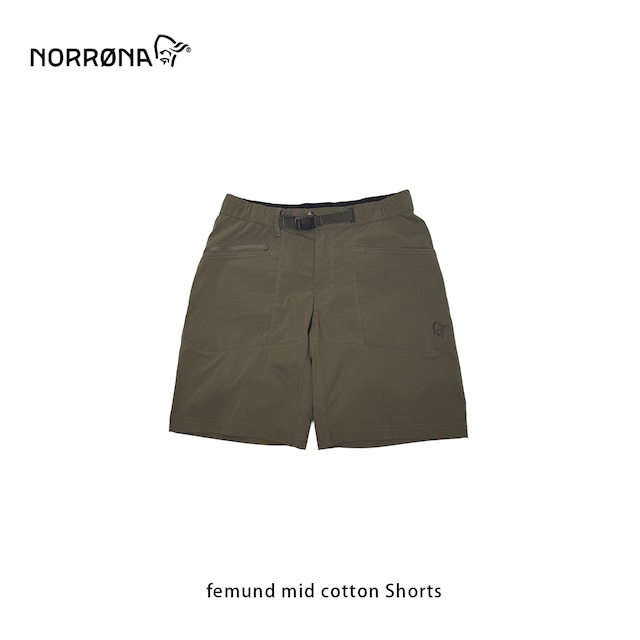 NORRONA　femund mid cotton Shorts　M's