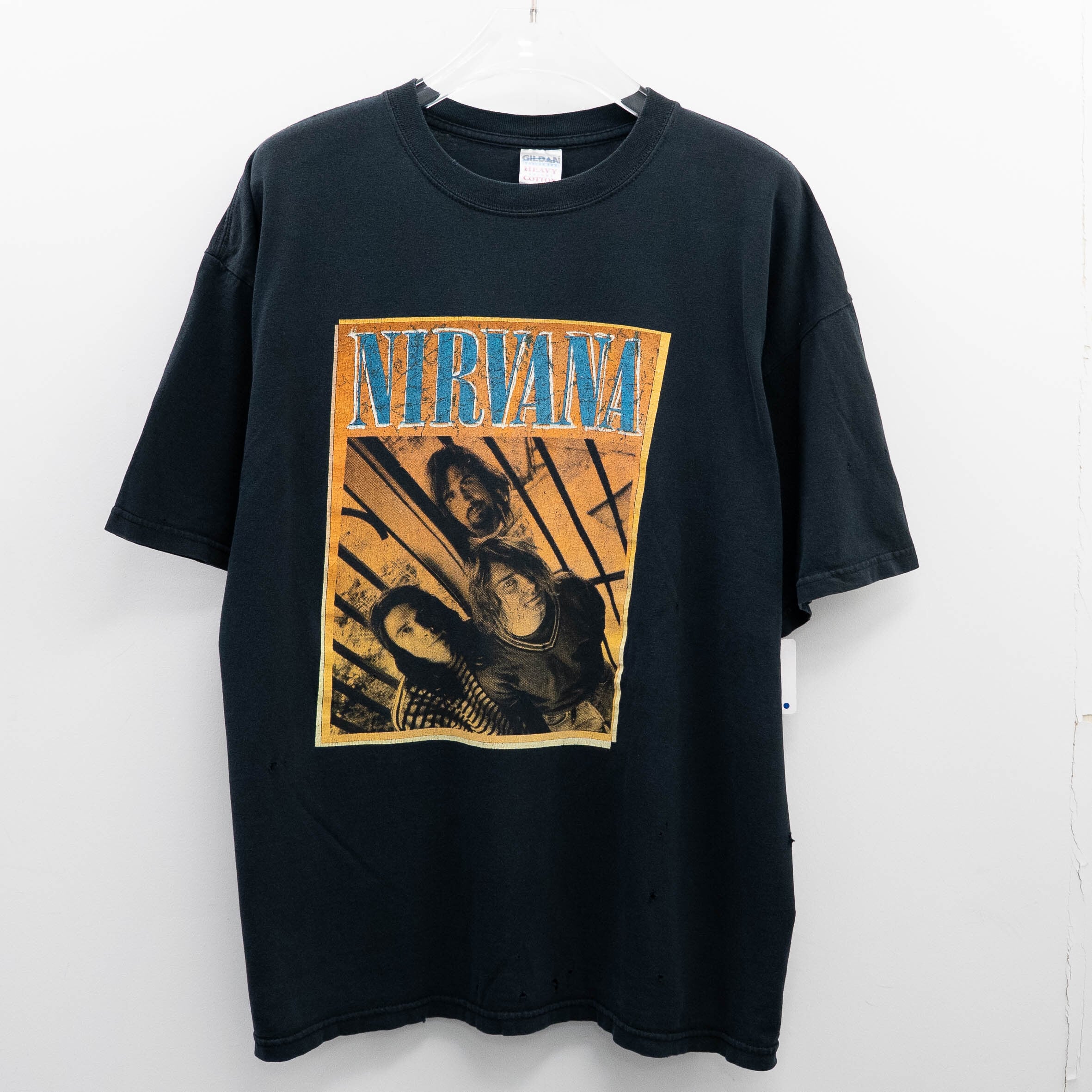 Nirvana " Member Photo " Gildan XL 【A9-174】