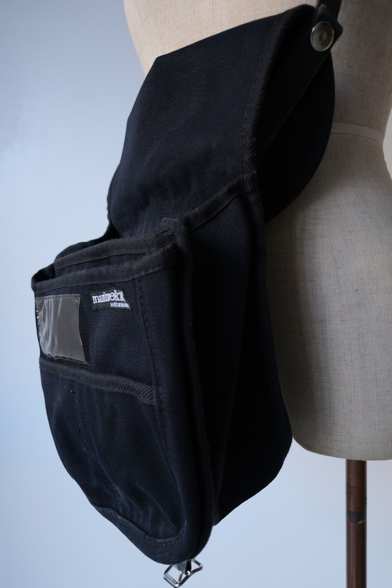 Marimekko  black canvas shoulder bag