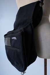 Marimekko  black canvas shoulder bag