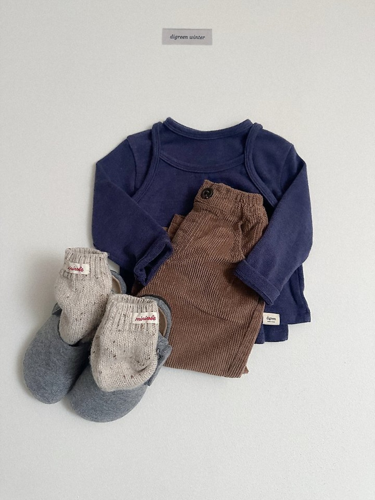 〖取寄〗韓国子供服 / 26winter / Digreen / ドビーパンツ / キッズ / 冬服 *S~2XL*