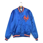 80s ニューヨークメッツ USA製 スターター ヴィンテージ サテンジャケット メジャーリーグオフィシャル STARTER サイズL 古着 DZ0775