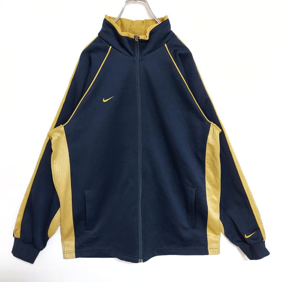 NIKE ナイキ トラックジャケット XL ネイビー ゴールド 金 紺 7459 | fuufu