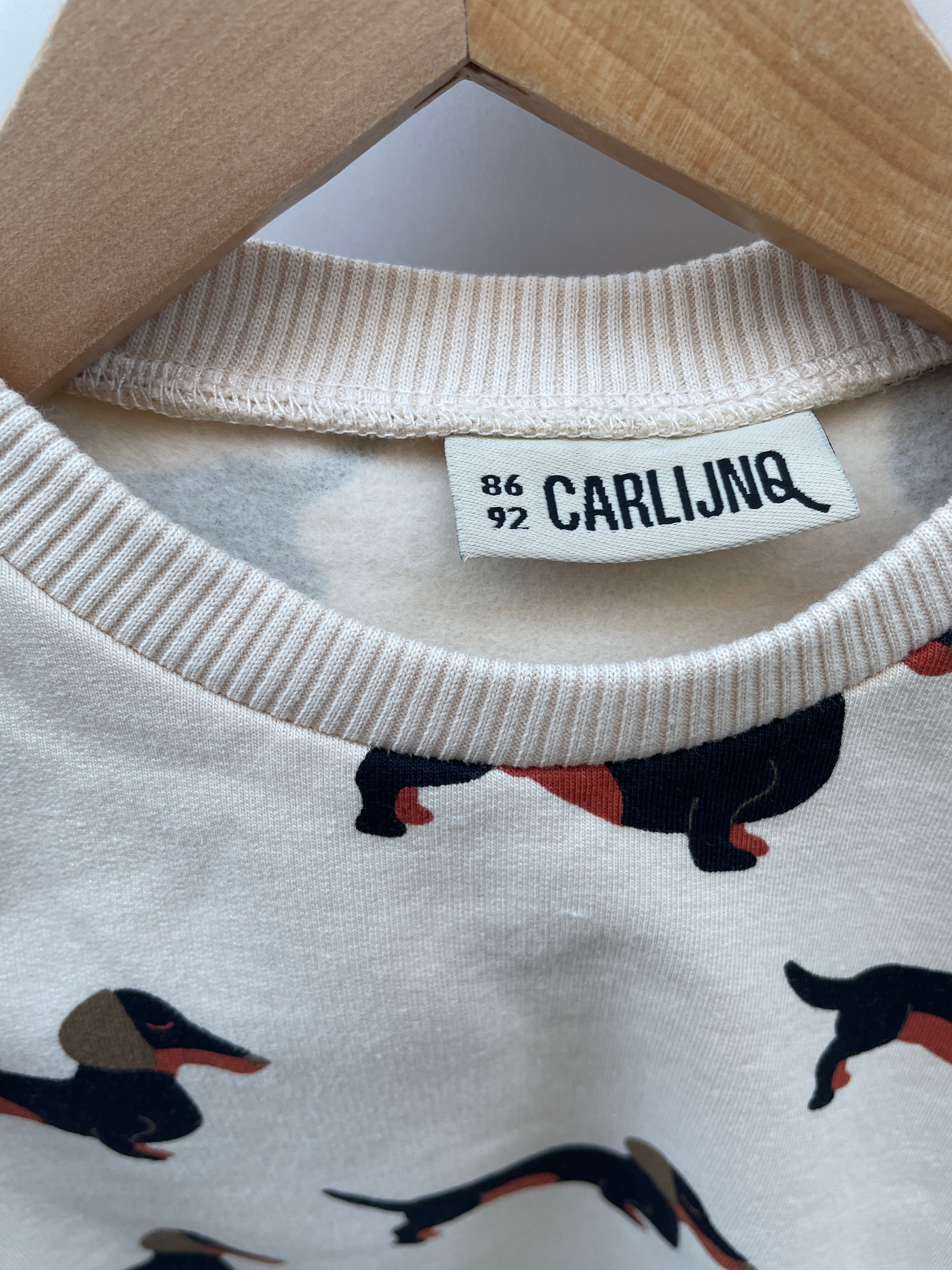 【23AW】カーラインク(CARLIJNQ)Dachshund sweater スウェット　犬　ダックスフント | kobito de  punch/コビトデパンチ