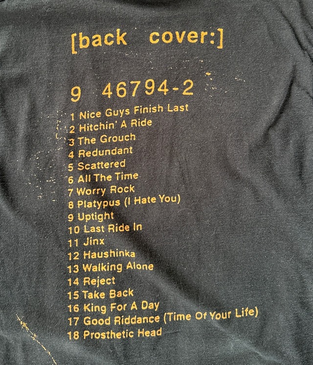 -GREEN DAY- Vintage 90s L  Rock band T-shirt