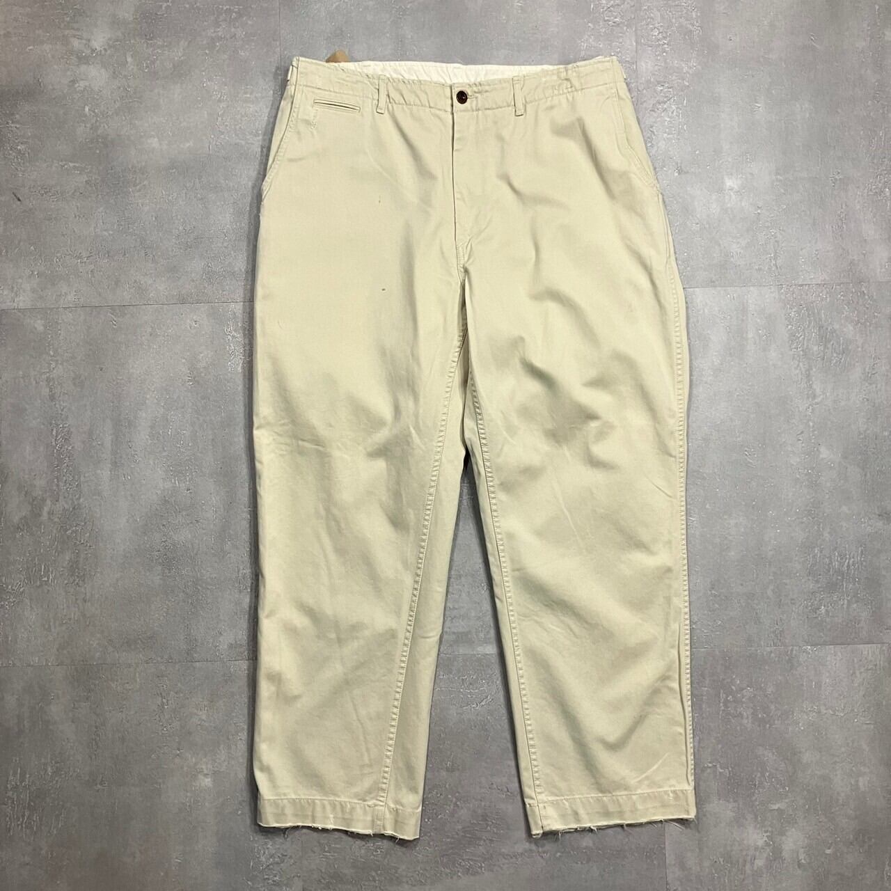 《実寸W40L30》POLO RALPH LAUREN ポロラルフローレン アジャスター付 チノパンツ no.3865