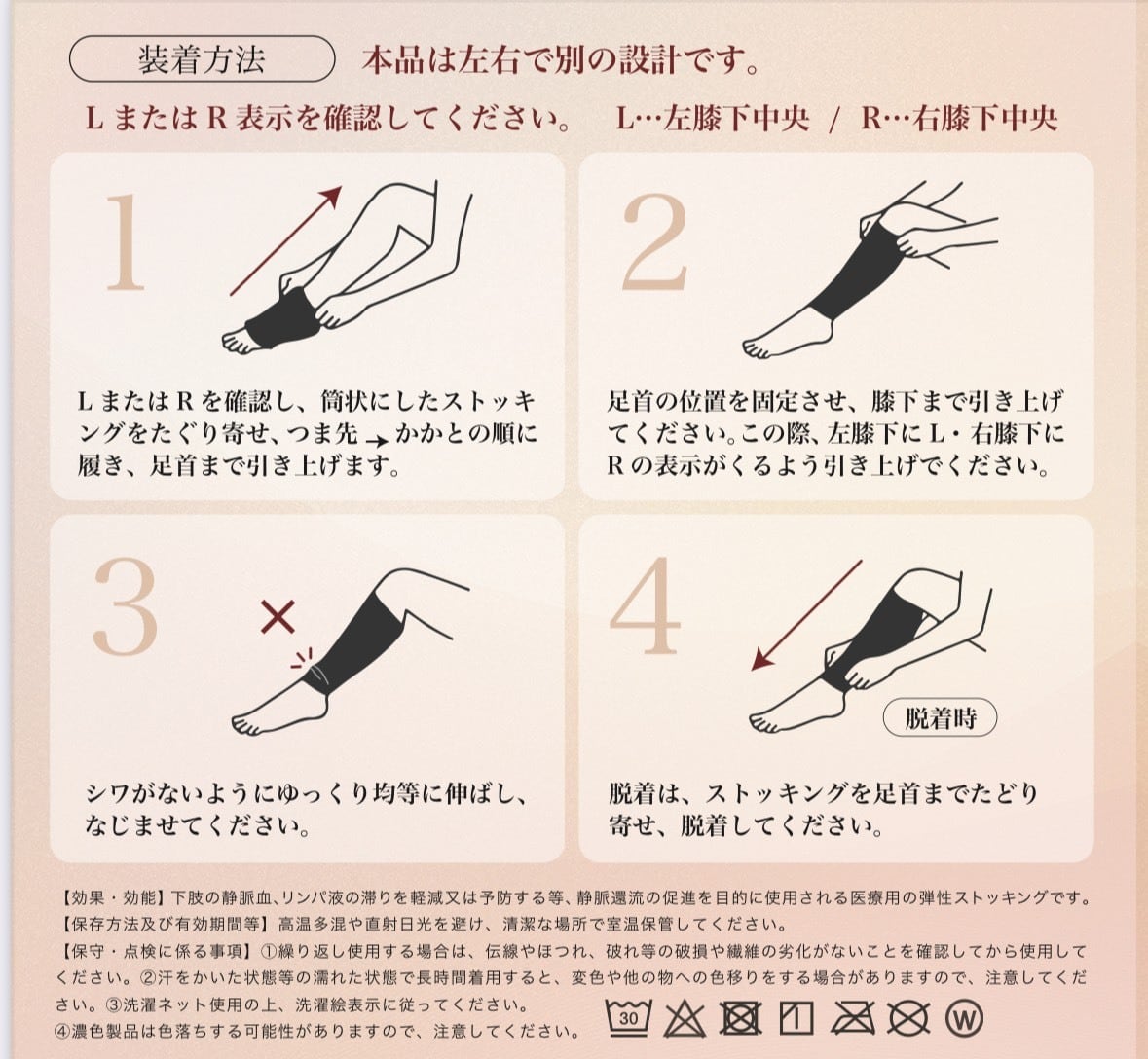 BIYURA　弾性レッグインナー