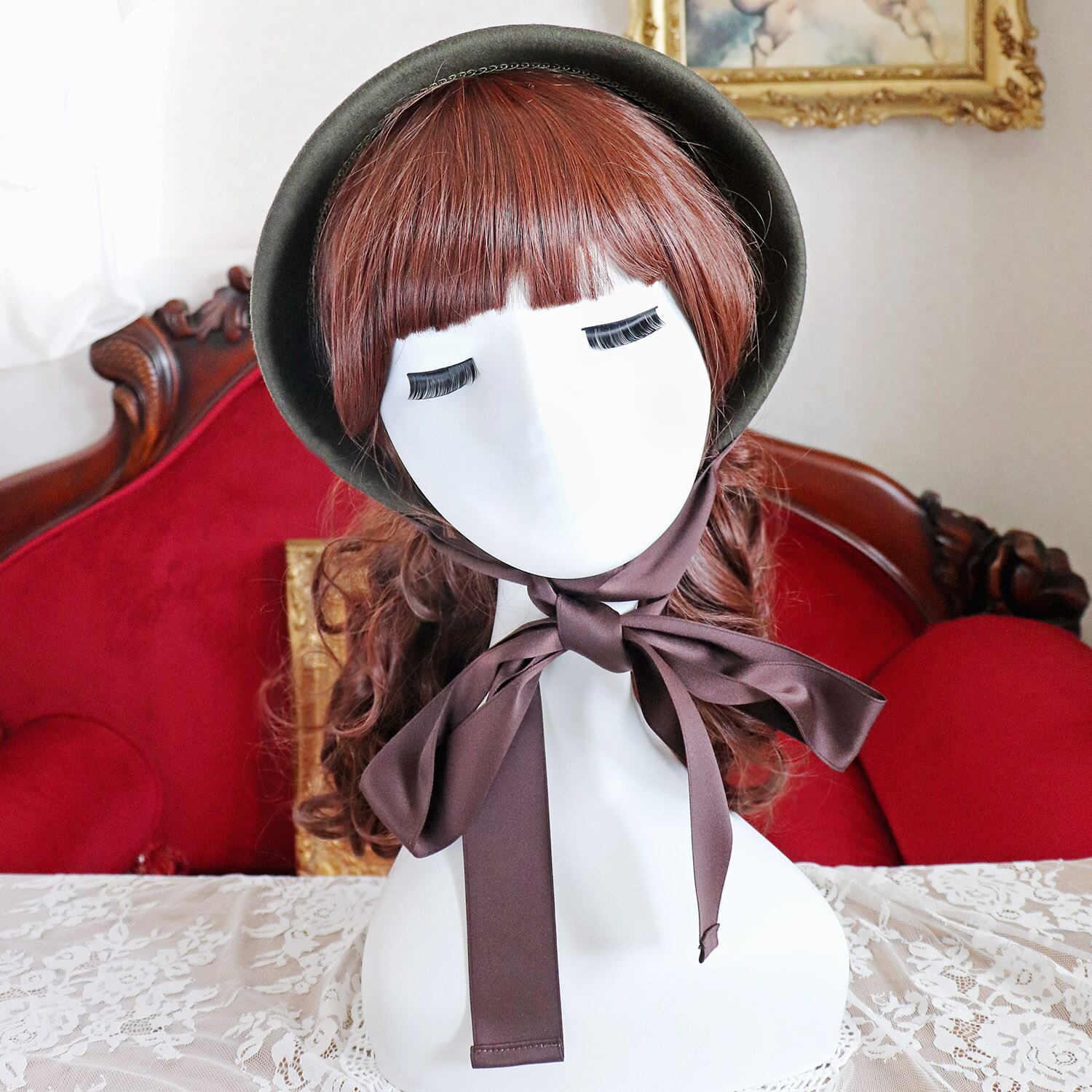 モガウールボンネット-エルムグリーン- | L'aristocratie-ラリスト