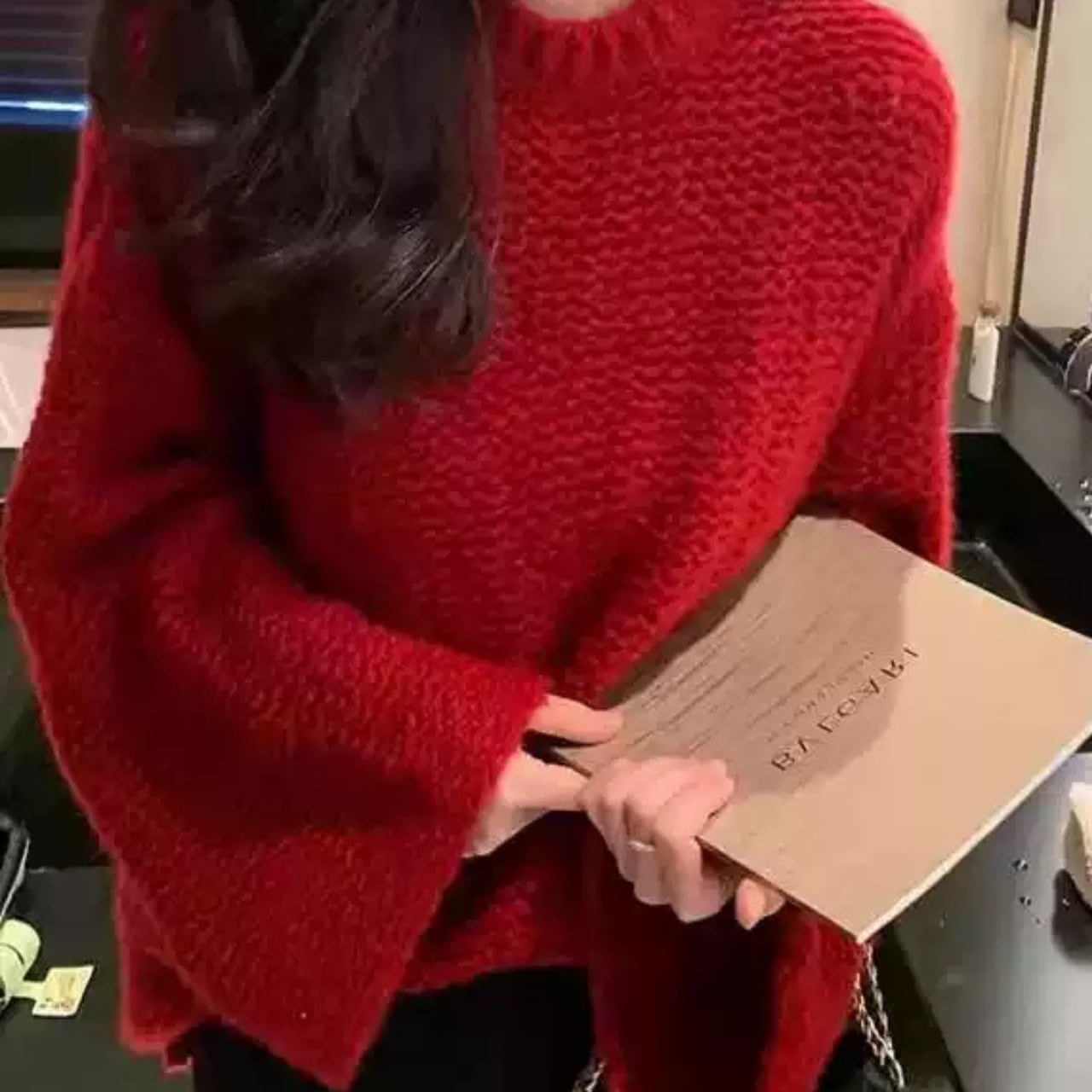 ベルスリーブ リラックス セーター 341123