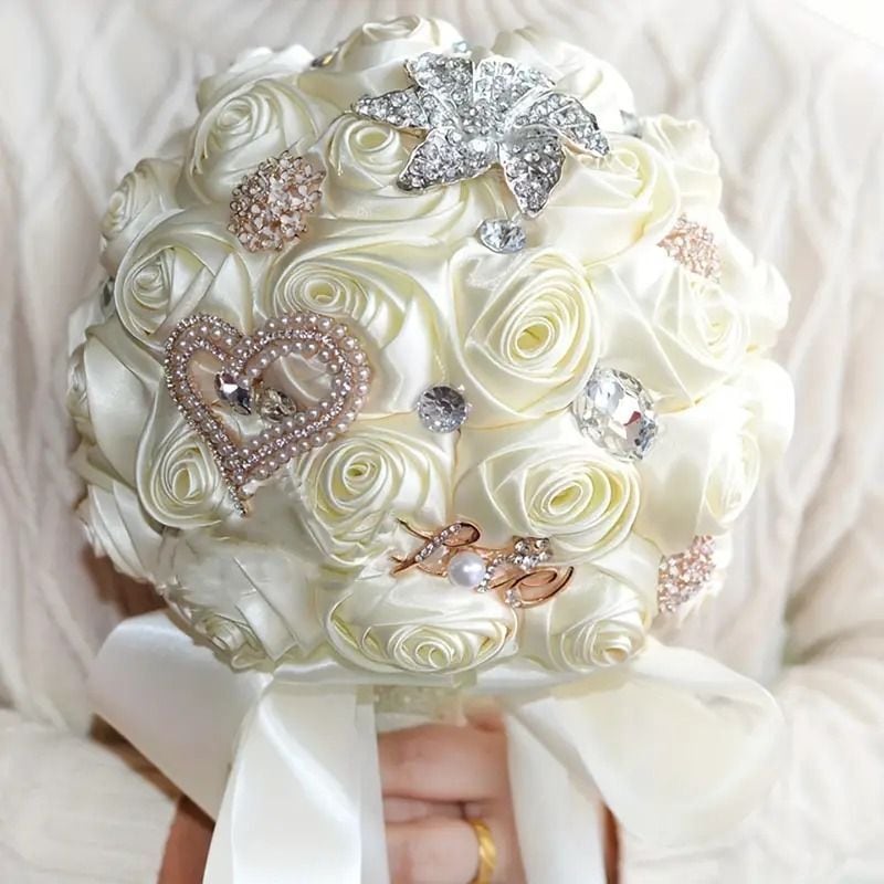 ウェディングブーケ ブーケ 花束 ブーケトス シルクローズブライダル