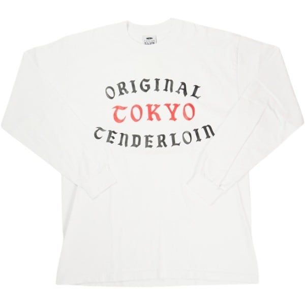 Size【L】 TENDERLOIN テンダーロイン 直営店限定TEE L/S OTT WHITE