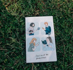 LA117 La dolce vita 甜蜜生活【書店裡的人 Life in a bookstore】白無地 ノート LA117 La dolce vita 甜蜜生活【書店裡的人 Life in a bookstore】白無地 ノート