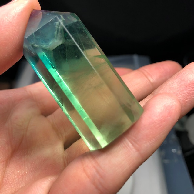  宝石質 フローライトポイント