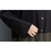 配色 切替 シンプルワンピース 00335