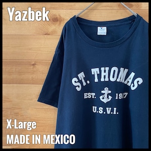 【yazbek】メキシコ製 セント・トマス島 st.thomas Tシャツ アーチロゴ XL ビッグサイズ US古着