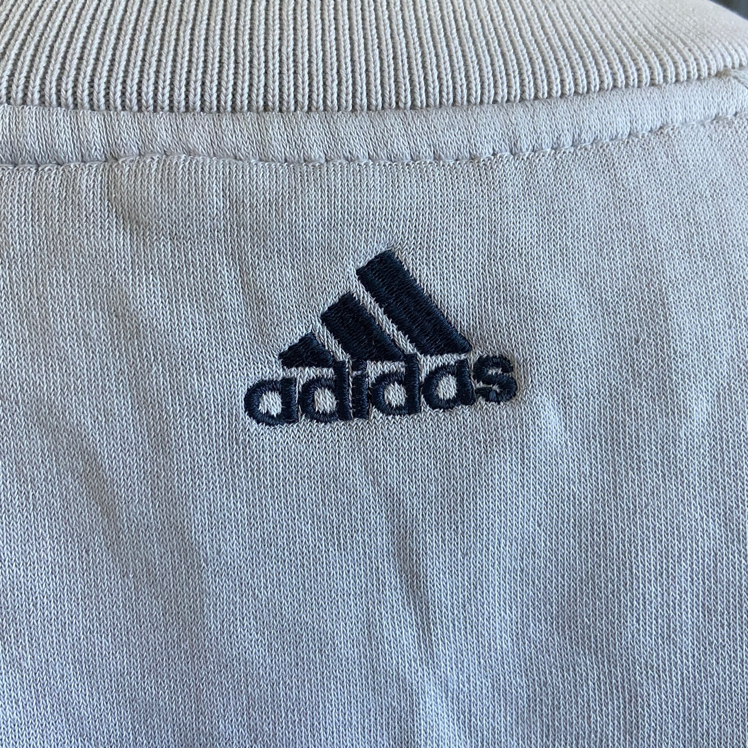 ビッグサイズ 00年代 adidas アディダス ワンポイントロゴ 刺繍