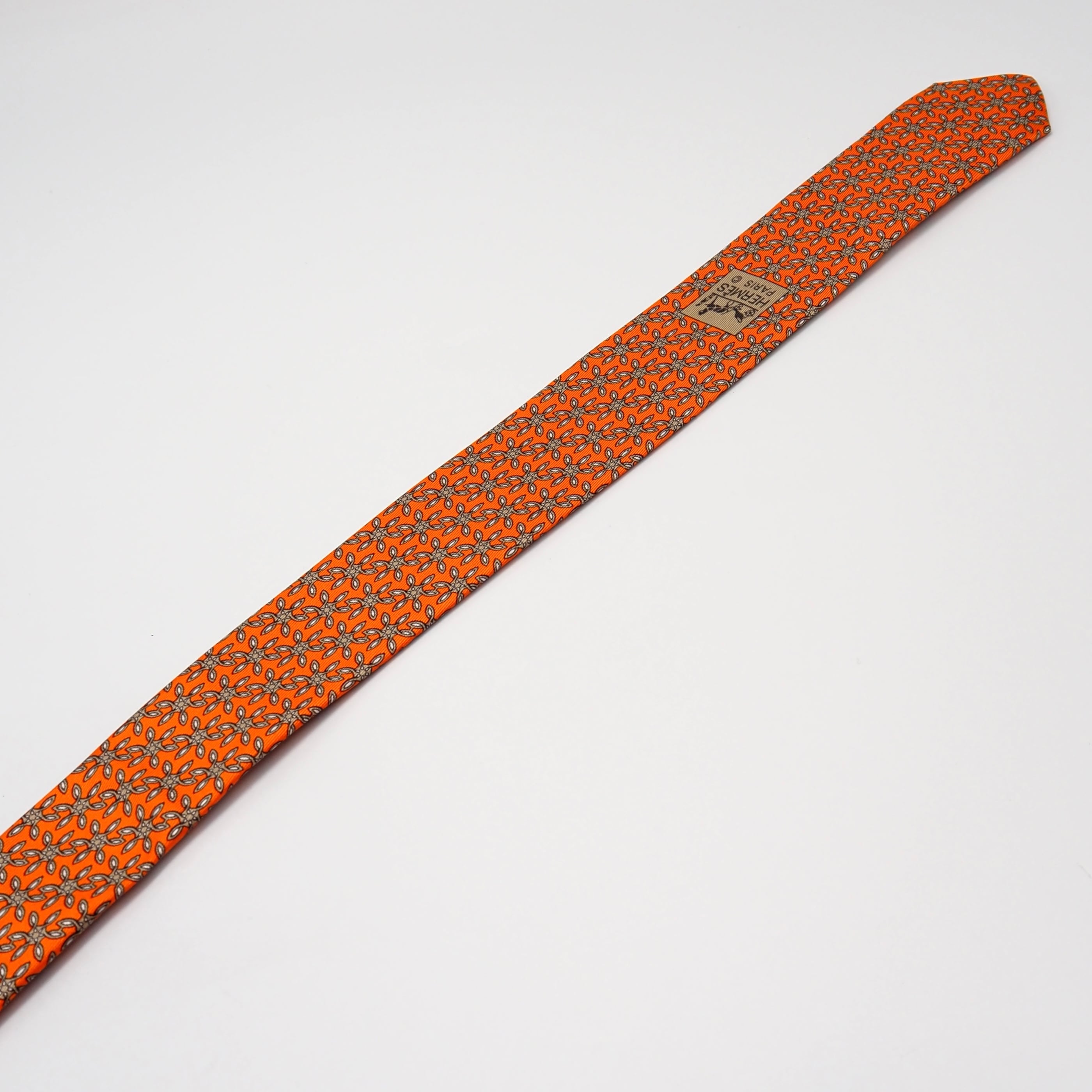 HERMES ネクタイ シルク オレンジ エルメス 付属品付き | 2122TOKYO HERMES ネクタイ シルク オレンジ エルメス 付属品付き | 2122TOKYO