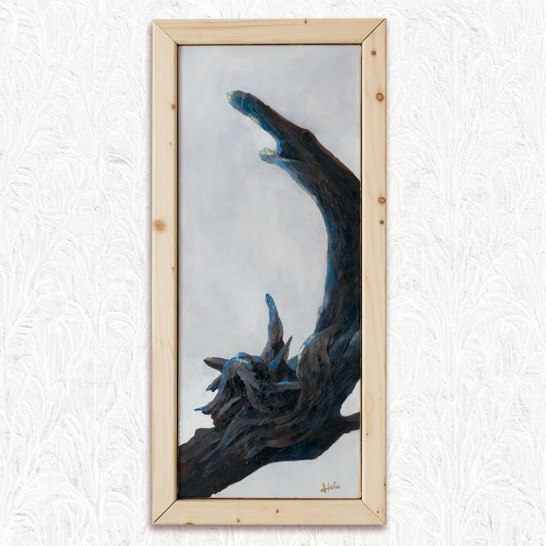 展示】佇み -青藍-【油彩】 | WhiteHoliday