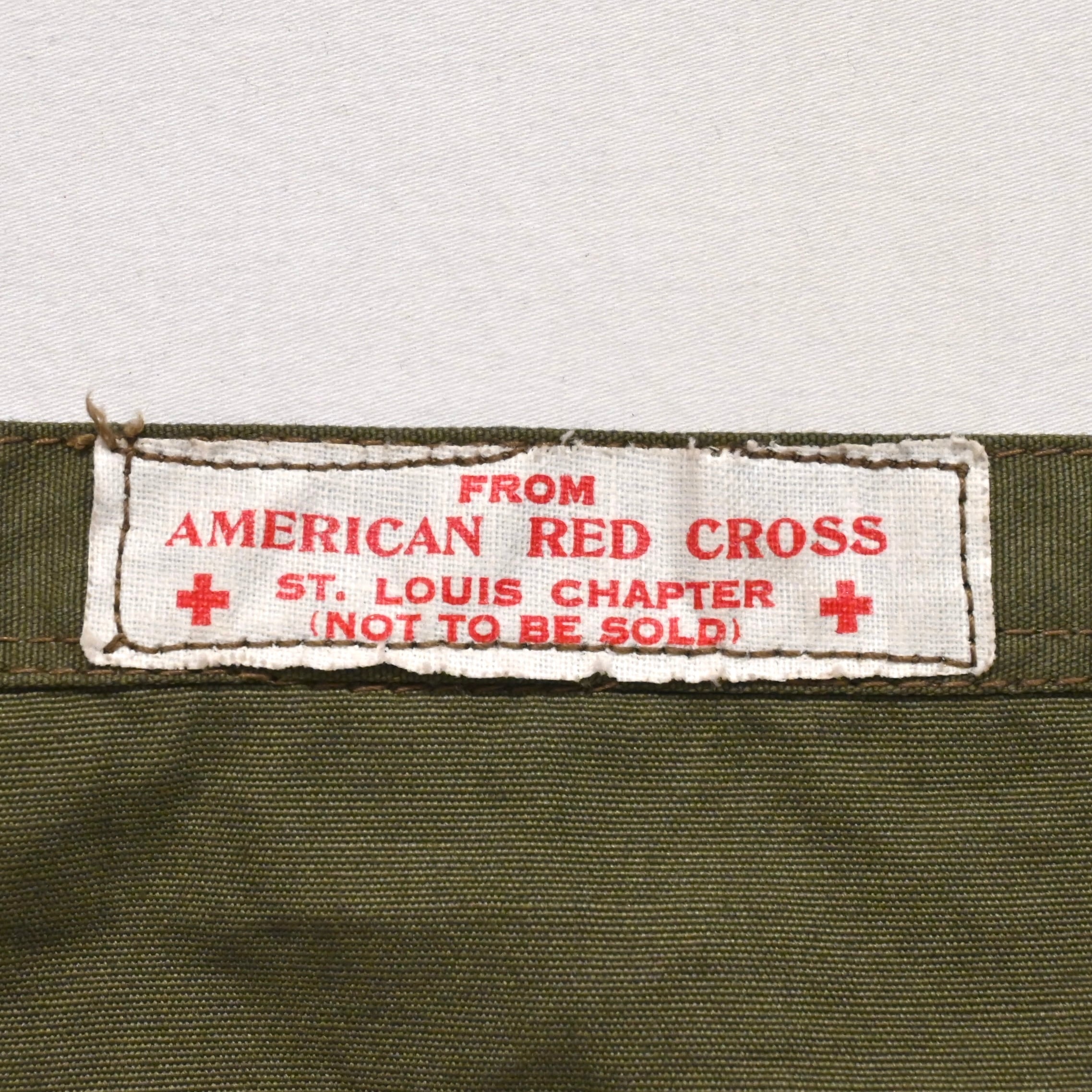 ③40's American Red Cross apron bag アメリカンレッドクロス