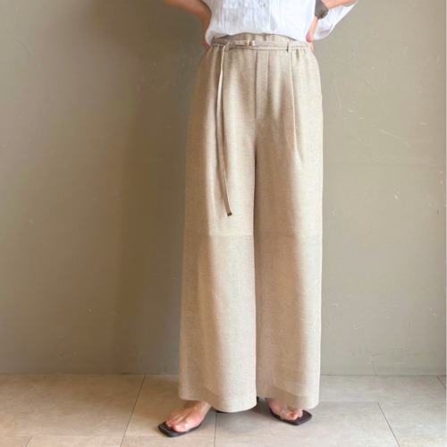 《 6/29まで期間限定POPUP 》【 TERRAORY 】Sheer Mesh Belt Pants