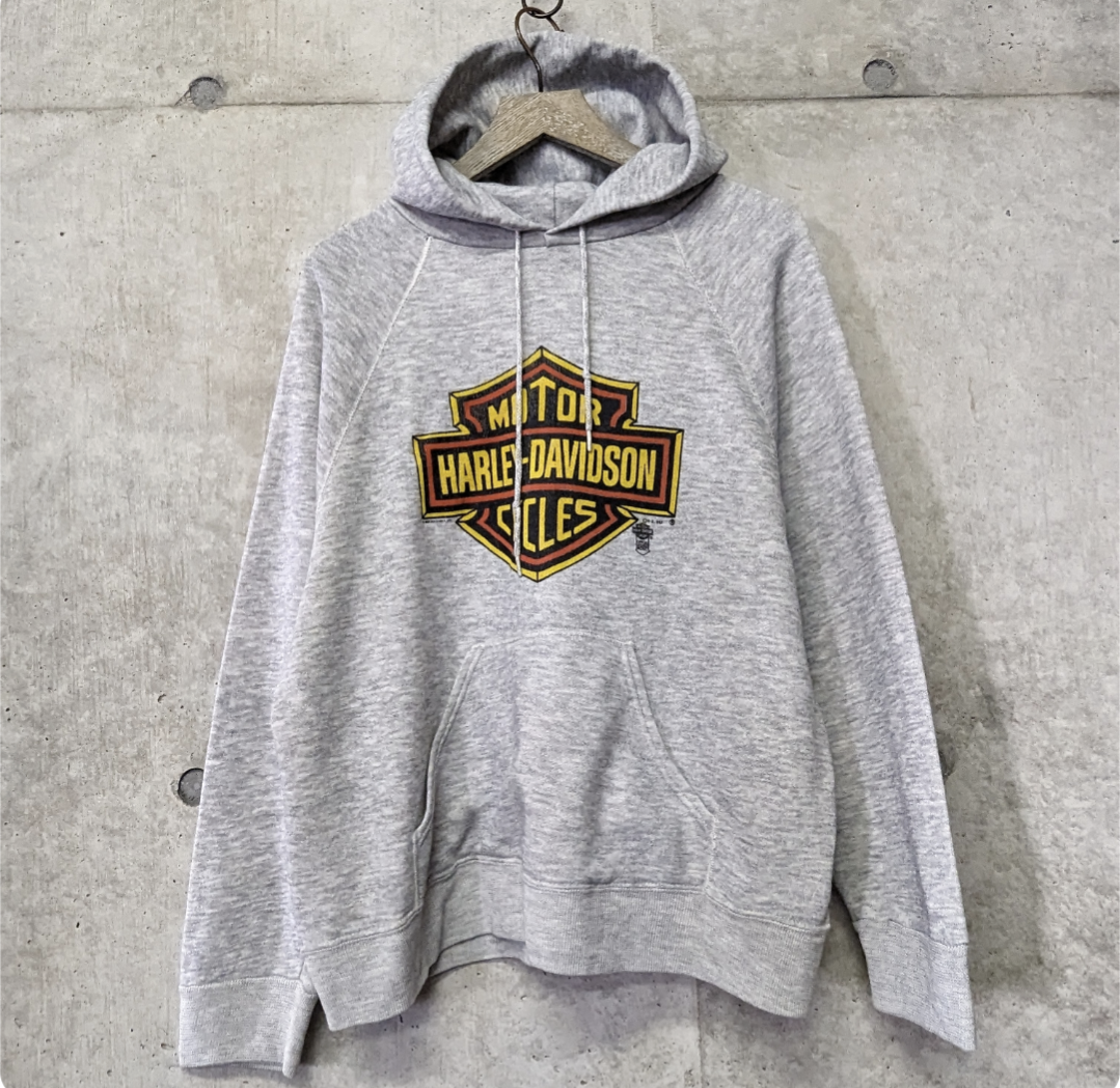 80s HARLEY DAVIDSON sweat foody 小岩店