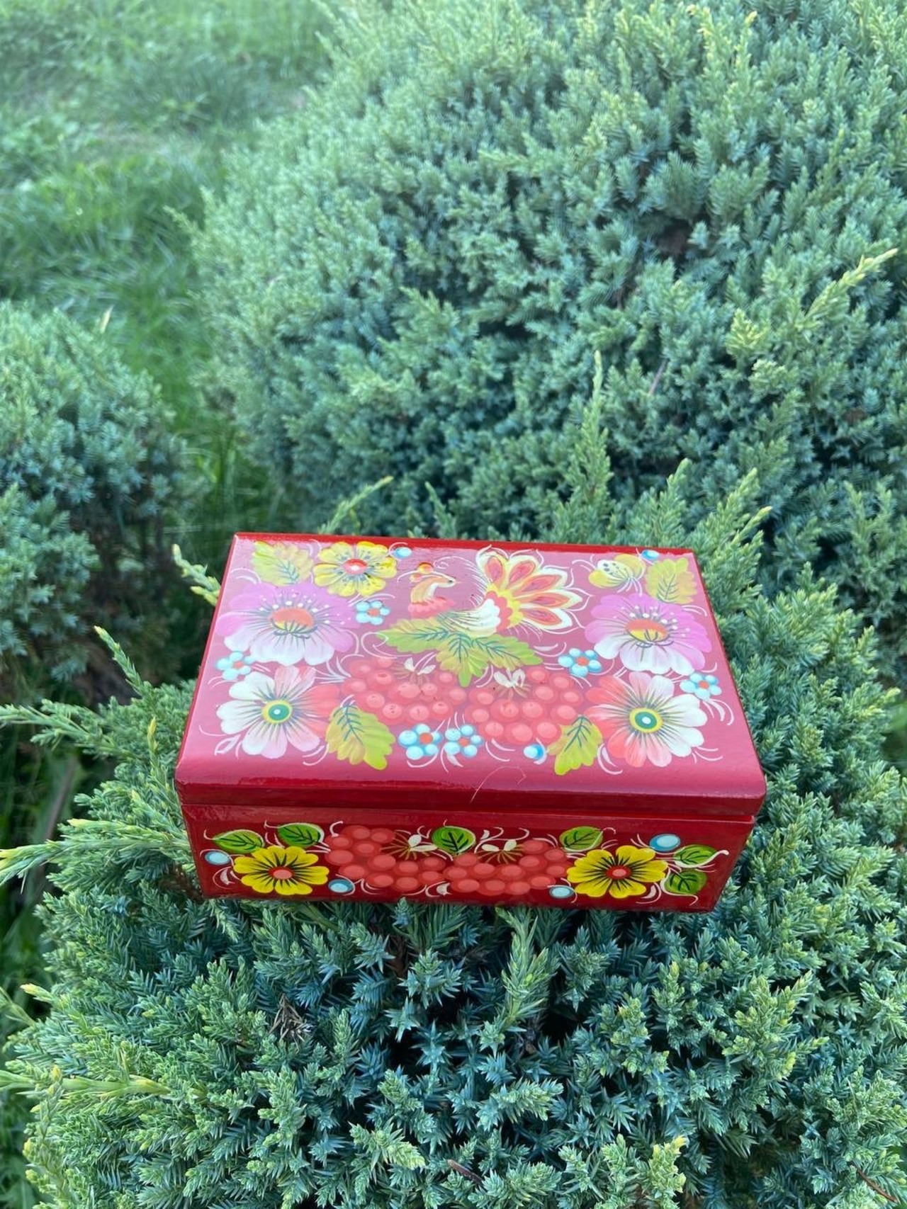 ペトリキフカ・ジュエリーボックス （ホメンコ）12 cm - 6