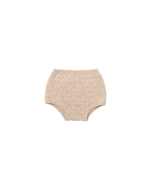 Quincy Mae(クインシーメイ) / KNIT BLOOMER / SHELL / 12-18M