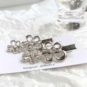 hair clip / flower stone