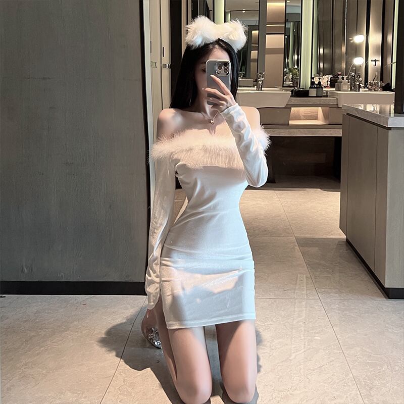 empath ミニワンピース スーツダブルミニワンピース | Chico