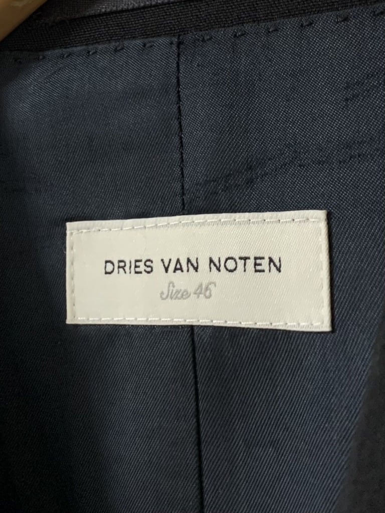 Solid Color Design Tailored Jacket "DRIES VAN NOTEN"