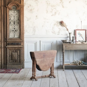 バタフライテーブル/テーブル/ディスプレイ/空間装飾/アンティーク/剥離/キャスター