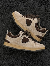 【Stk112】Suede Panel Chunky Sneaker