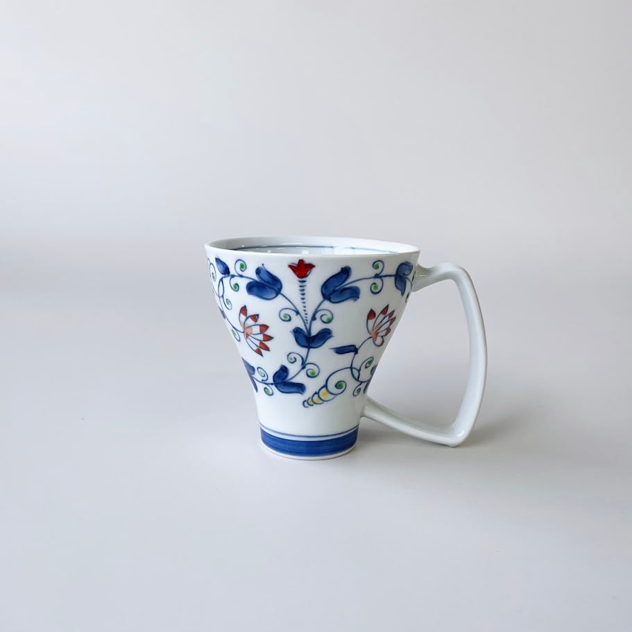 伊万里焼】染付山水六角皿（大） | 和食器のすべて