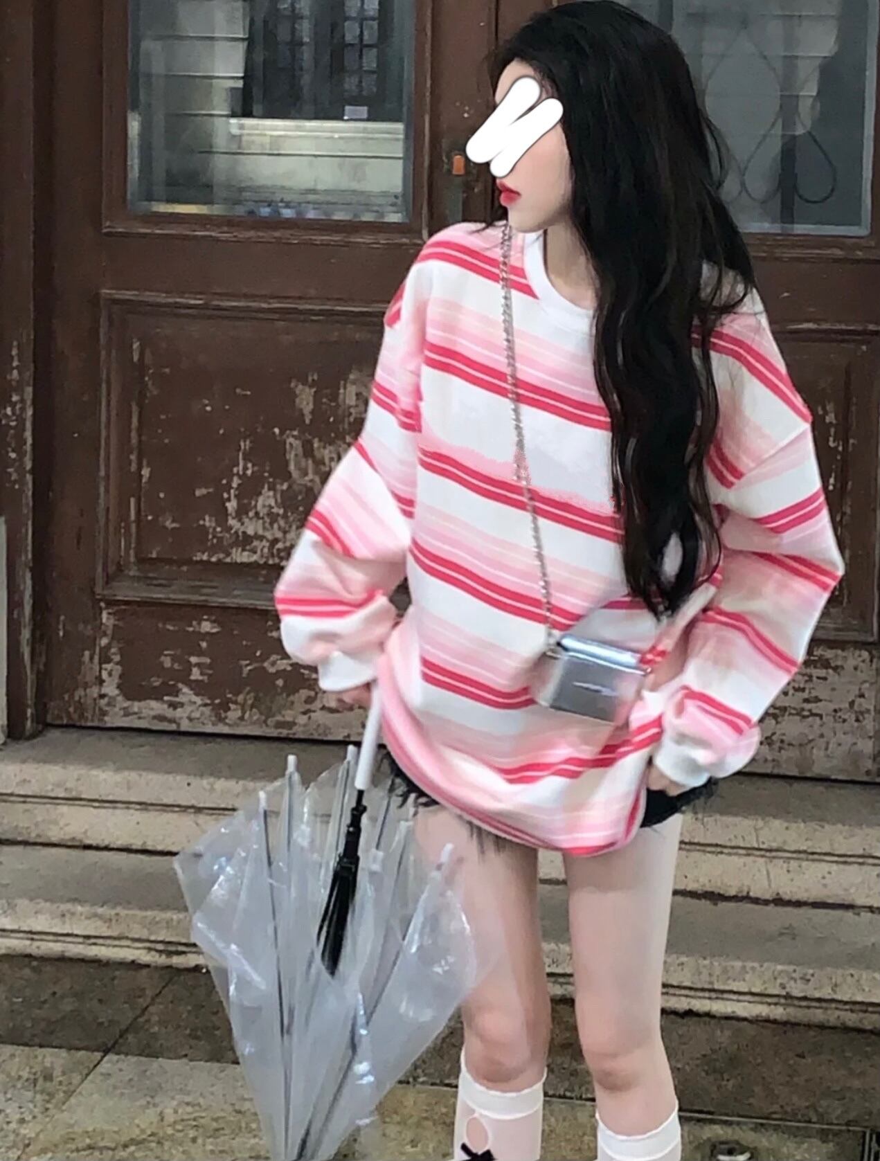 ルーズセーター オータムカジュアルプルオーバー トップス コート ロング 大人ガーリー スウィート キュート 秋物 モンロー87974674863