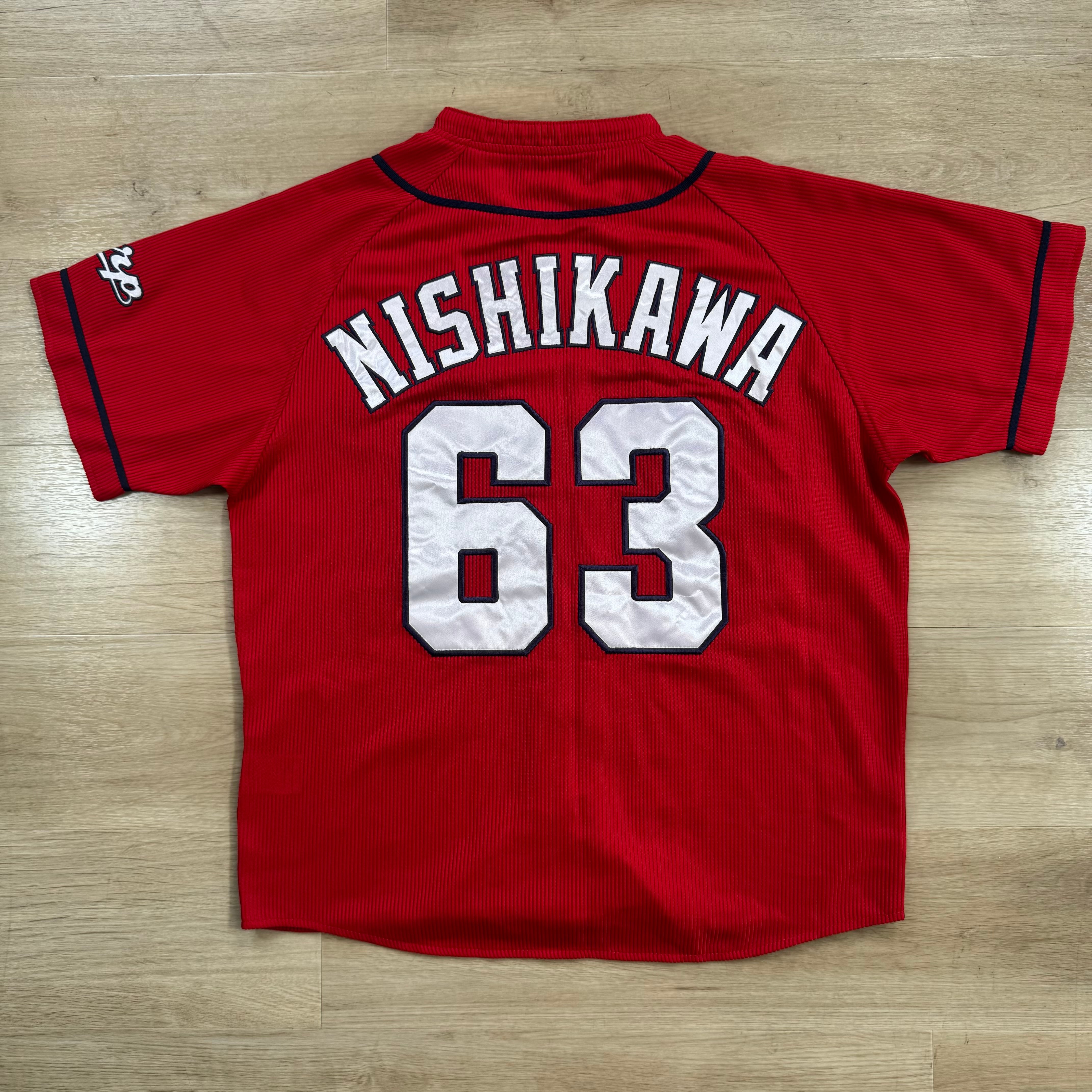 広島東洋カープ 西川龍馬 #63 Sサイズ ハイクオリティユニフォーム