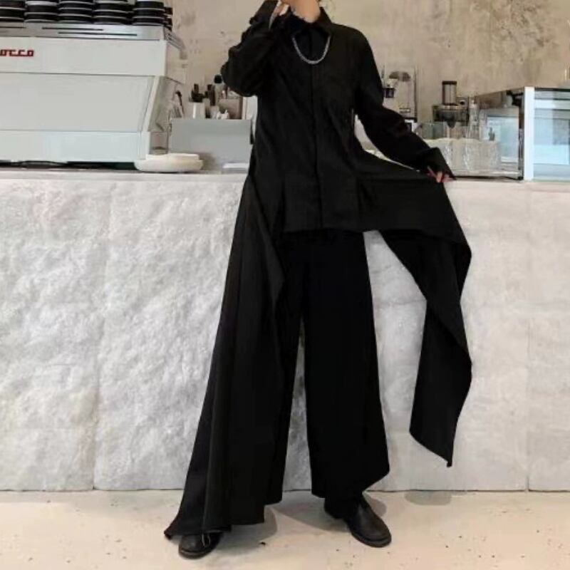 アシンメトリーロングシャツ 2color MTO0210