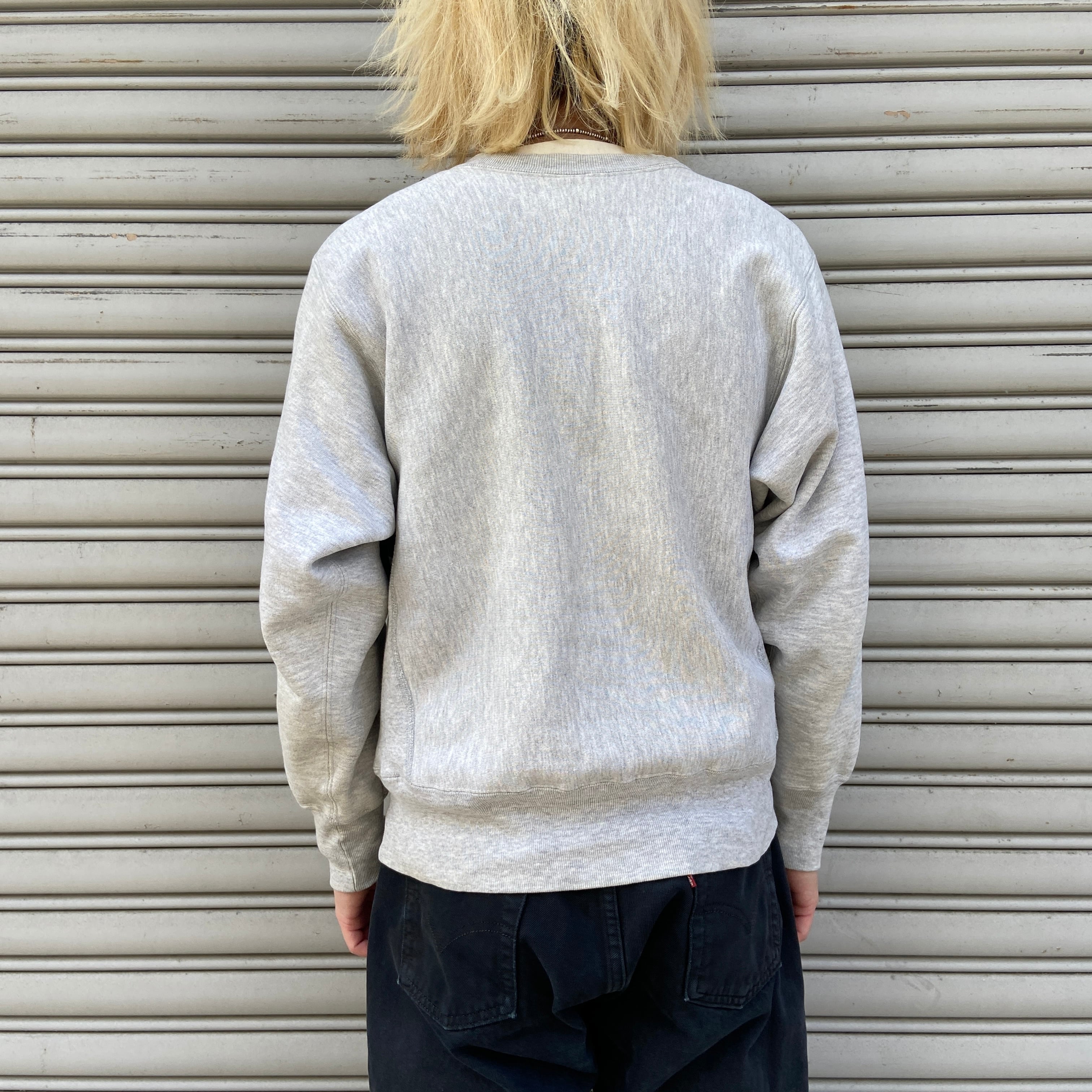 80s USA製 Champion リバースウィーブ ミリタリー スウェット M