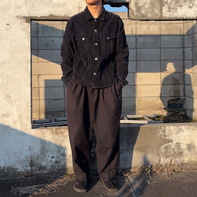 #7147 "KNOCKOUT" corduroy short tracker jacket