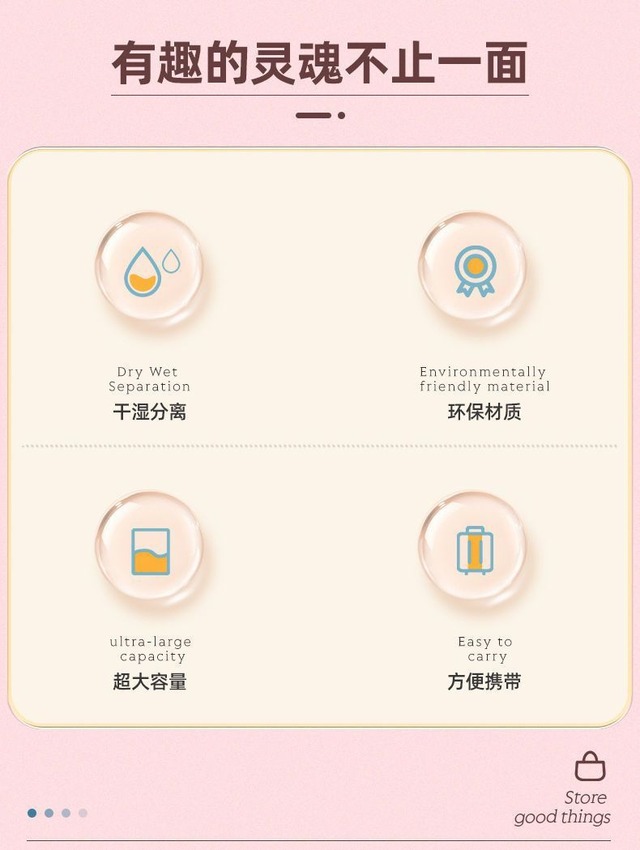 全面防水化粧ポーチ - Aimeier