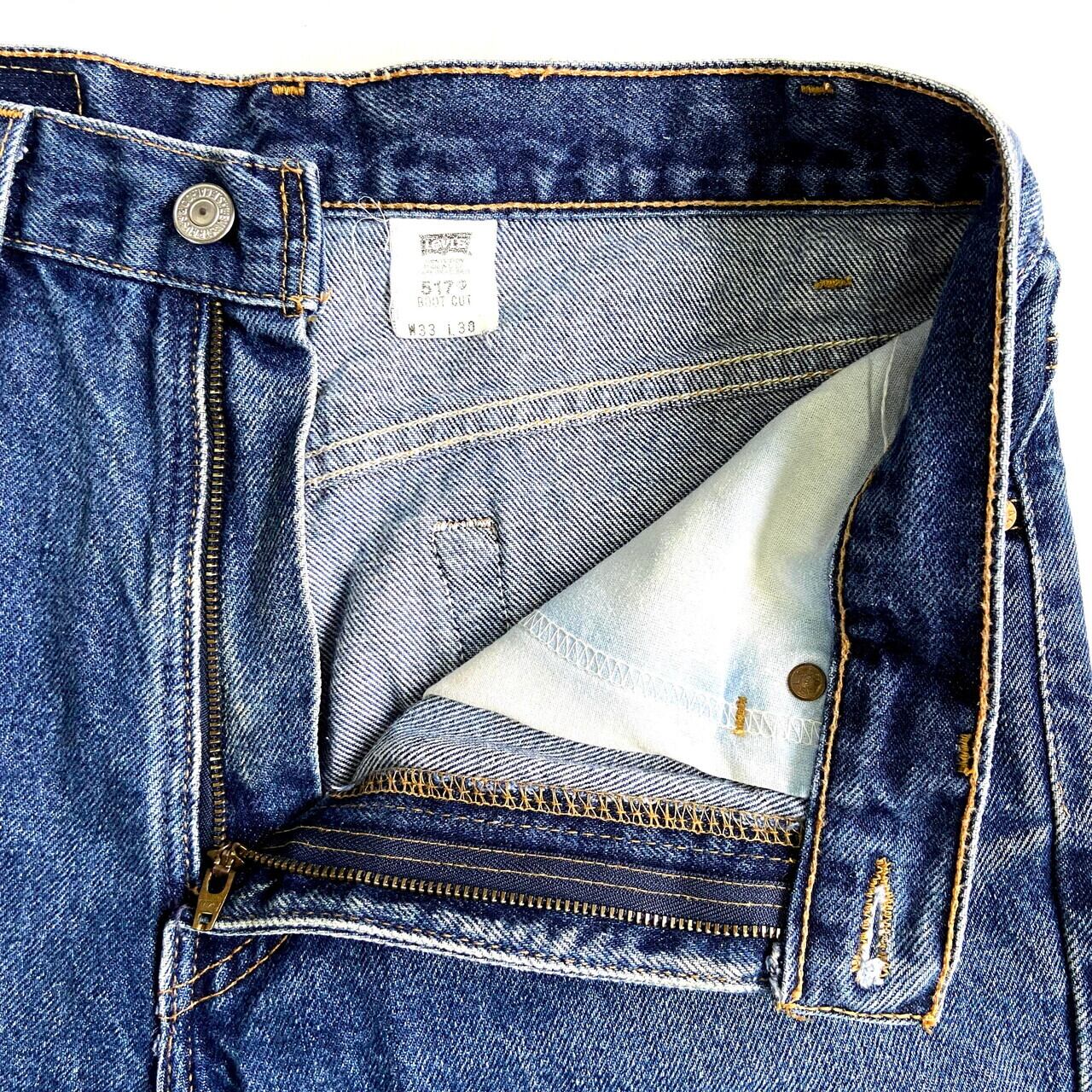 90年代 USA製 Levi's リーバイス 517 ブーツカット デニムパンツ ...