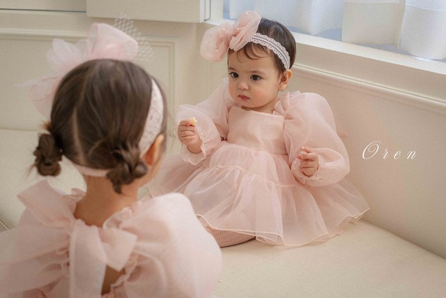 【1/27〆予約】<OREN> Celine organza suit