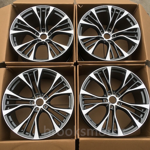 BMW X5 E70 F15 X6 E71 F16 599 4 本セット 5x120 20インチ グレースタイルホイール BRN-1346
