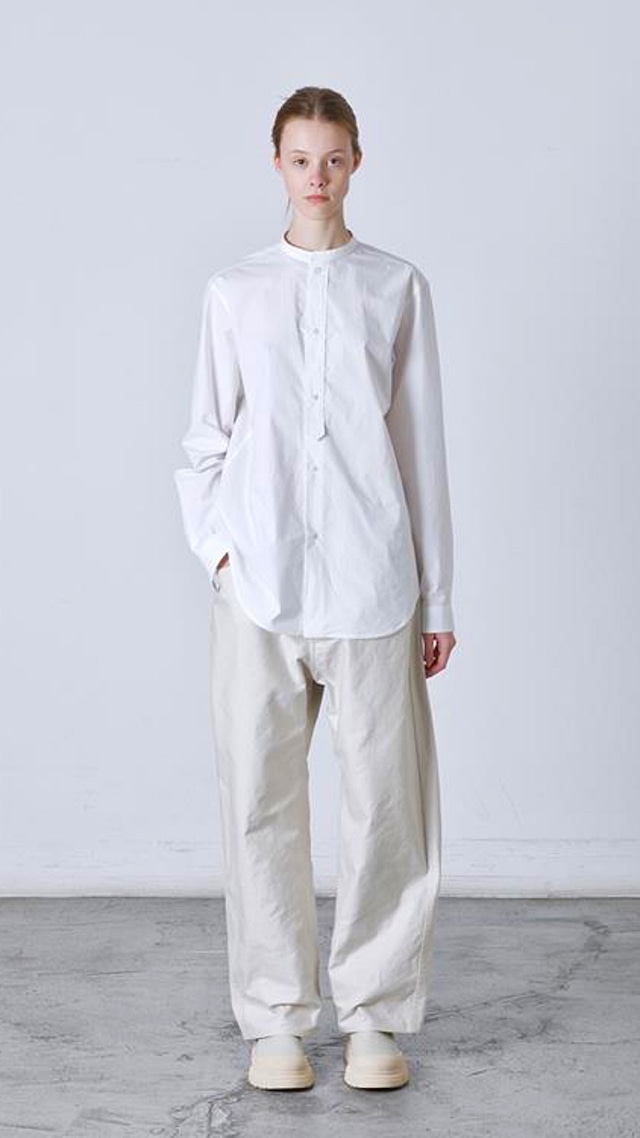 SOFIE D'HOORE- BOYD -long slv shirt with button pockets,:WHITE