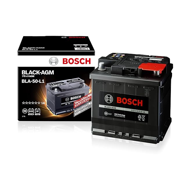 BOSCH (ボッシュ) 国産車・輸入車バッテリー BLACK-AGM BLA-50-L1 LN1