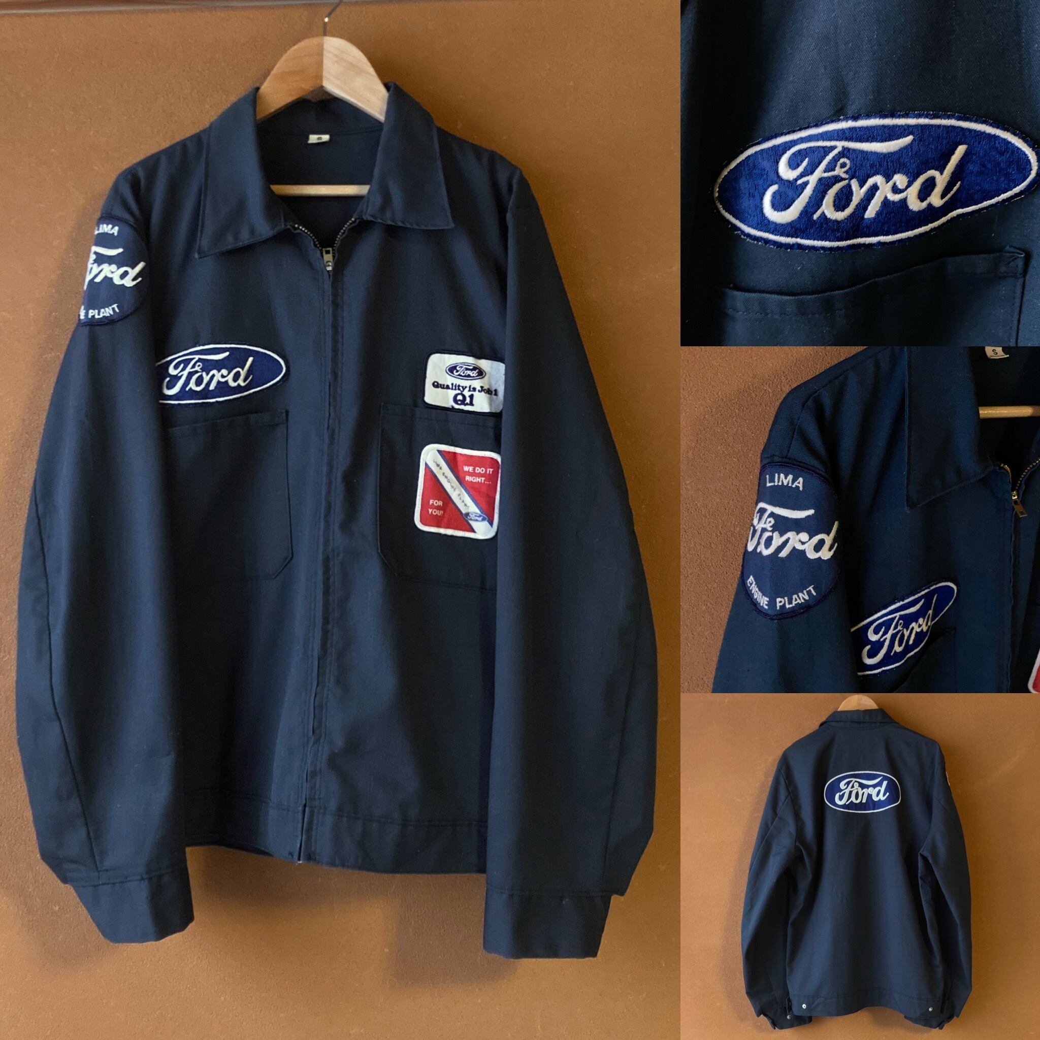 70's Ford ワッペン付き ワークジャケット SIZE S【1217A20】 | Thrift Tokyo & TAROCK 古着通販 powered by BASE